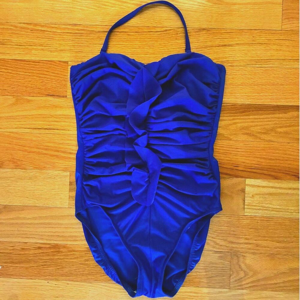 Miraclesuit Electric Blue Tummy Control Swimsuit 10